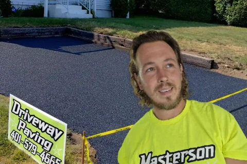 blog post David Gaboury in front of driveway